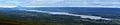 Panoramic view of Lagarfljot lake in Eastern Iceland