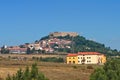 Panoramic view of Lagopesole. Basilicata. Italy. Royalty Free Stock Photo