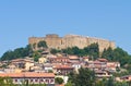 Panoramic view of Lagopesole. Basilicata. Italy. Royalty Free Stock Photo