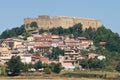 Panoramic view of Lagopesole. Basilicata. Italy. Royalty Free Stock Photo
