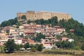 Panoramic view of Lagopesole. Basilicata. Italy.