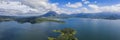 Panoramic view of beautiful Lake Arenal, Costa Rica