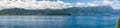Panoramic view of lake Garda Royalty Free Stock Photo