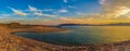 Panoramic view of the Lake Mead, Nevada Royalty Free Stock Photo