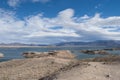 Panoramic view on Lake Mead, Nevada, USA Royalty Free Stock Photo