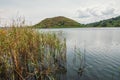 A panoramic view of Lake Mutanda in Kisoro Town, Uganda