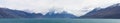 Panoramic view of Lake Ohau, New Zealand