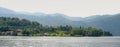 Panoramic view on lake Orta Royalty Free Stock Photo