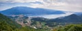 panoramic view of Lake Orta, Italy Royalty Free Stock Photo