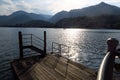 Panoramic view of Lake Orta Royalty Free Stock Photo