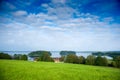 Panoramic View of Lake Plateliai in Zemaitija National Park, Samogitia, Plateliai, Lithuania Royalty Free Stock Photo