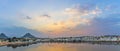 Panoramic view of Lake Pushkar Royalty Free Stock Photo