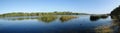 Panoramic view of lake taylor