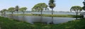 Panoramic view of lake taylor