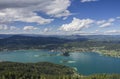 Panoramic View of Lake Worthersee