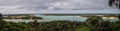 Panoramic view of Lakes Entrance, Victoria, Australia