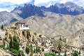 Panoramic view of Lamayuru monastery in Ladakh, India. Royalty Free Stock Photo