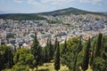 Panoramic view of Lamia City, Greece Royalty Free Stock Photo