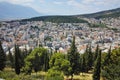 Panoramic view of Lamia City, Greece Royalty Free Stock Photo