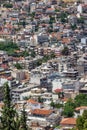 Panoramic view of Lamia City, Greece Royalty Free Stock Photo