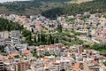 Panoramic view of Lamia City, Greece Royalty Free Stock Photo