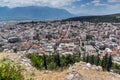 Panoramic view of Lamia City, Greece Royalty Free Stock Photo