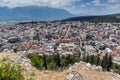Panoramic view of Lamia City, Greece Royalty Free Stock Photo