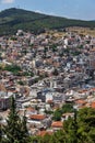 Panoramic view of Lamia City, Greece Royalty Free Stock Photo