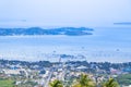 Panoramic view landscape and cityscape of Phuket City at Rang Hill in Phuket, Thailand Royalty Free Stock Photo