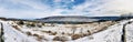 Panoramic View, Landscape in Finger Lakes New York, USA Royalty Free Stock Photo