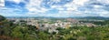 Panoramic view landscape at Khao Rang Viewpoint of Phuket city in daylight, Phuket province, Thailand Royalty Free Stock Photo