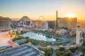 Panoramic view of the Las Vegas Strip in United States Royalty Free Stock Photo