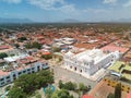 Panoramic view of Leon city Royalty Free Stock Photo