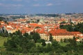 Panoramic view of Lesser Town Mala Strana in Prague, Czech Republic