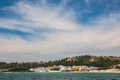 panoramic view of Lido Conchiglie, a village near Santa Maria al Bagno, Salento, south Italy