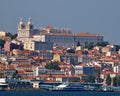 Panoramic view Lisbon downtown - Portugal Royalty Free Stock Photo