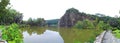 Panoramic view of Little Guilin, Singapore