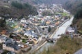 A panoramic view little village of Vianden, Luxembourg