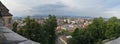 Panoramic view of Ljublana city from the castle Royalty Free Stock Photo