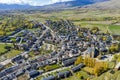 Panoramic view of Llivia, a small Spanish enclave within the territory of France