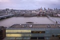 Panoramic view of London towards Saint Paul Cathedral Royalty Free Stock Photo