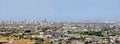 A panoramic view of Long Beach from the top of Signal Hill Park. Royalty Free Stock Photo