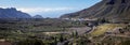 Panoramic view looking down on part of the Mount Teide National Park in Tenerife, Spain