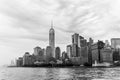 Panoramic view of Lower Manhattan, New York City, USA Royalty Free Stock Photo