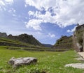 panoramic view Machu Picchu, Peru - Ruins of Inca Empire city and Huaynapicchu Mountain, Sacred Valley