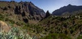 Panoramic view on the Macizo de Teno mountains, Masca Gorge.