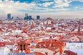 Panoramic view of madrid Royalty Free Stock Photo