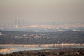Panoramic view of Madrid in Spain Royalty Free Stock Photo