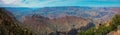 Panoramic View of the Magnificent Grand Canyon Royalty Free Stock Photo