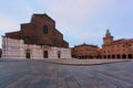 A panoramic view of main square - bologna Royalty Free Stock Photo